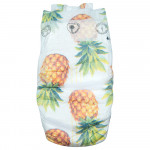 Pure Born Organic Nappy Size 3, Pineapple Print, 5.5-8 Kg, 28 Nappies, 2-8 Months