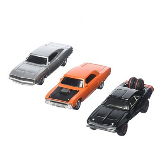 Mattel - Fast & Furious 8 Die-cast Car (3-Pack) - Assorted