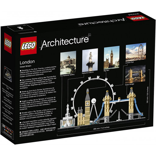 LEGO Architecture London Skyline Model Building Set, 460 pieces