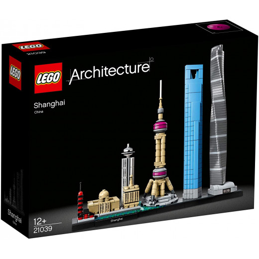 LEGO Architecture Shanghai Model Building Set with the Shanghai Tower and World Financial Centre