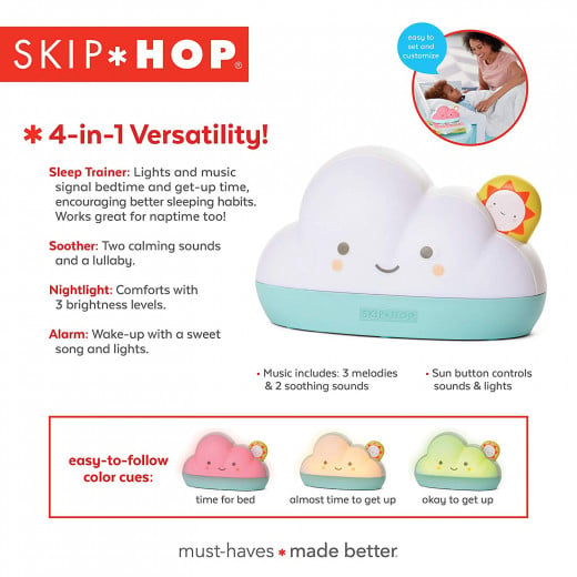 Skip Hop Dream & Shine Toddler Sleep Trainer Alarm Clock