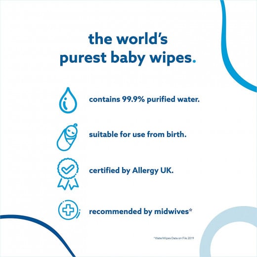 WaterWipes Sensitive Baby Wipes, 28 Count, Buy 2 Get 1 Free