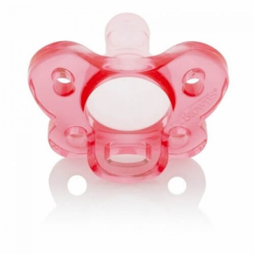 Dr. Brown's Silicone Pacifier ,Pink, 0-6 months