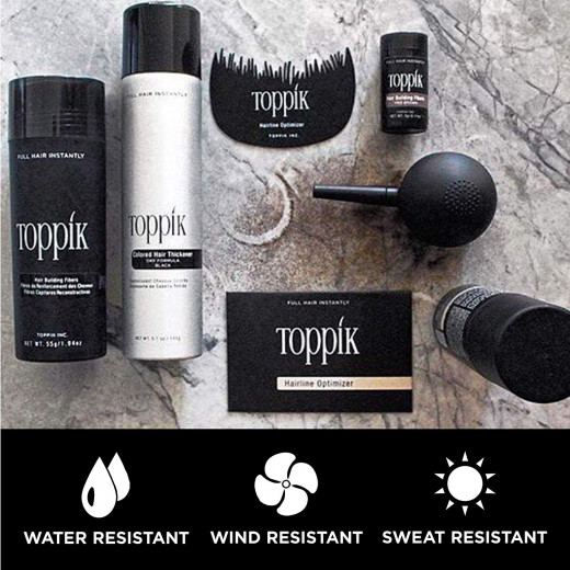 Toppik Hair Building Fibers, Dark Brown, 55 g