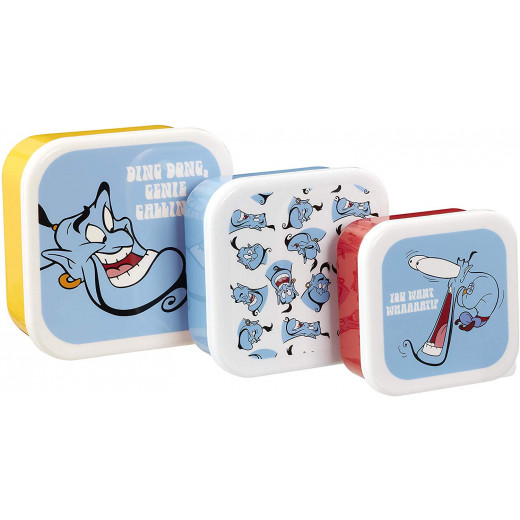 Funko Aladdin Plastic Storage Set, Polypropylene, 3 Sizes - Genie Calling