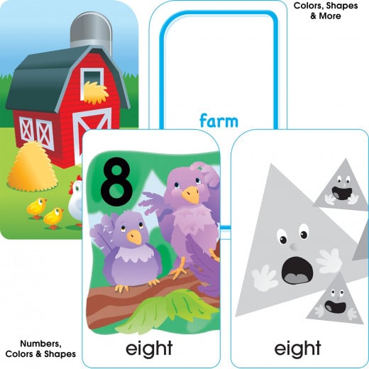 School Zone - Preschool Flash Card 4-قطع