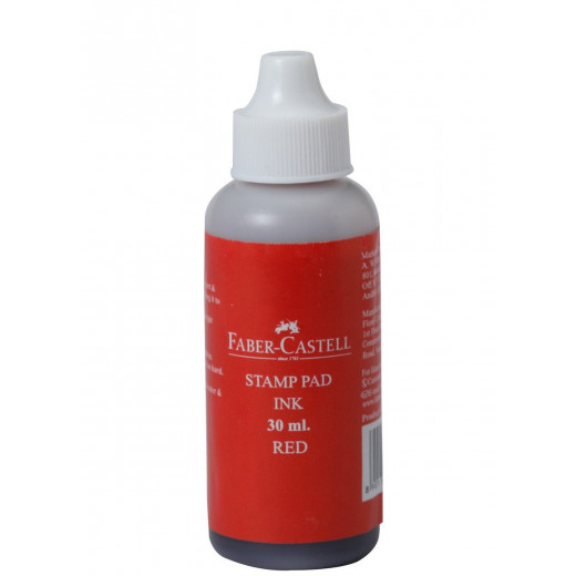 Faber-Castell Stamp Pad Ink - 30ml (Red)