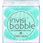 invisibobble ORIGINAL Hair Ties, Mint To Be, 3 Pack - Traceless, Strong Hold, Waterproof - Suitable for All Hair Types