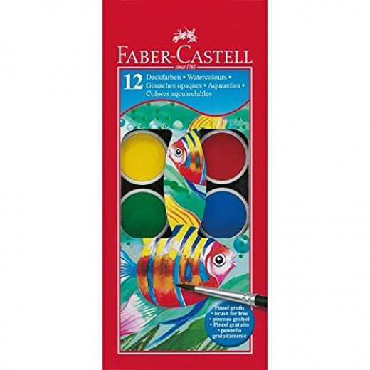 فابر كاستل - مجموعة ألوان مائية - 12 لون
