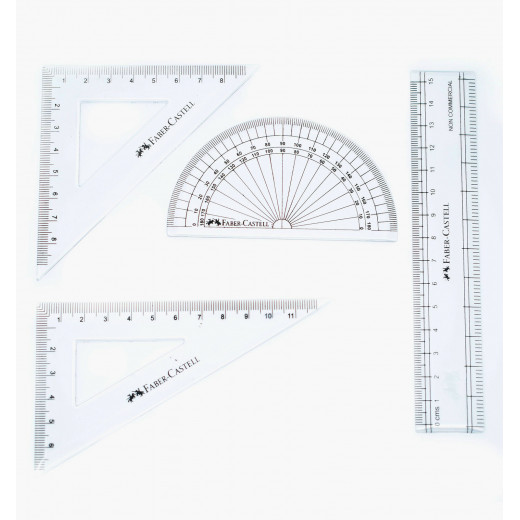 Faber Castell- Plastic wallet geometry set