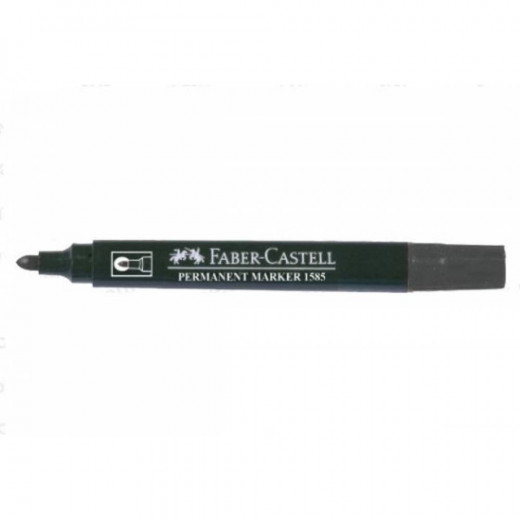 Faber Castell Permanent Marker Round Tip Black
