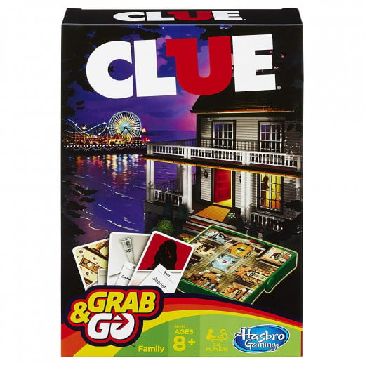 Hasbro - Clue Grab and Go Game (Travel Size)