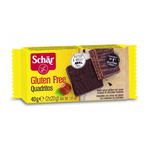 Schar Gluten Free Quadritos Wafers, 40 g