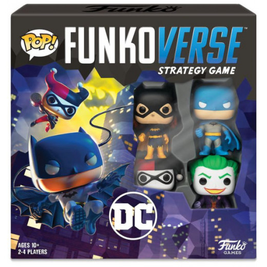 Funkoverse Strategy Game: DC 4 Pack