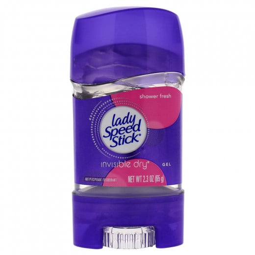 Lady Speed Stick Gel Deodorant Shower Fresh by Mennen for Women, 65 g