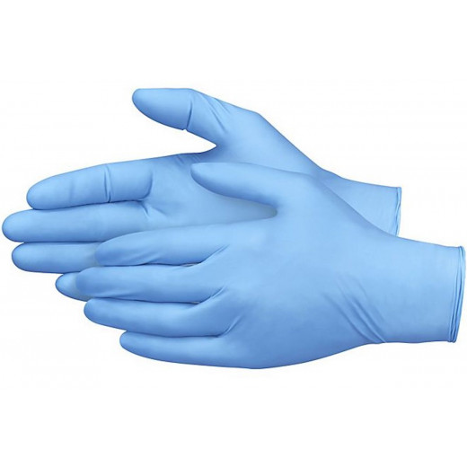 Leaders Blue Nitrile Small Gloves, 100 gloves