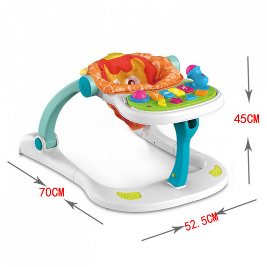 4 In 1 Multi Functional Baby Entertainment Musical Play to Walk Baby Push Walker