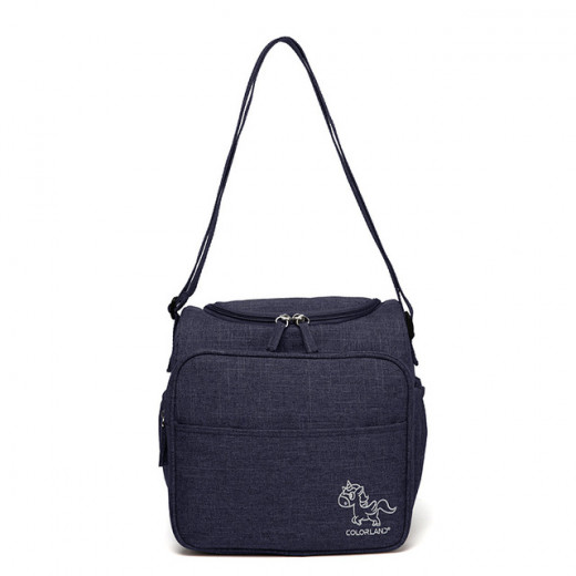 ColorLand Multi-functional Mommy bag with 6 pockets, Navy Blue