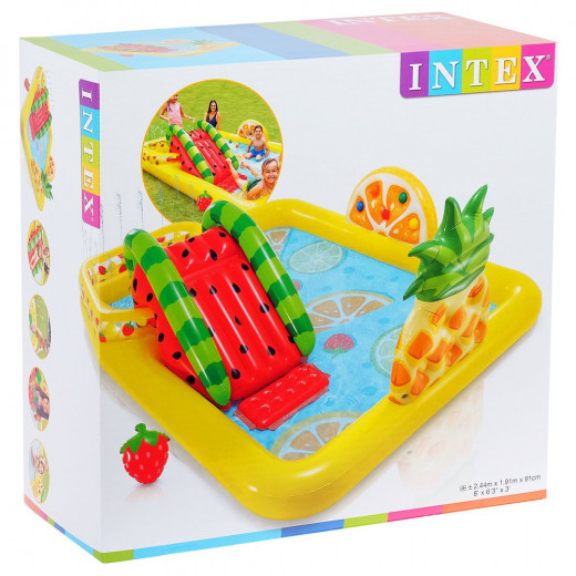 Intex Play Center Swimming Pool, Fruity Design, 2.44 x 1.91 x 0.91 Meters