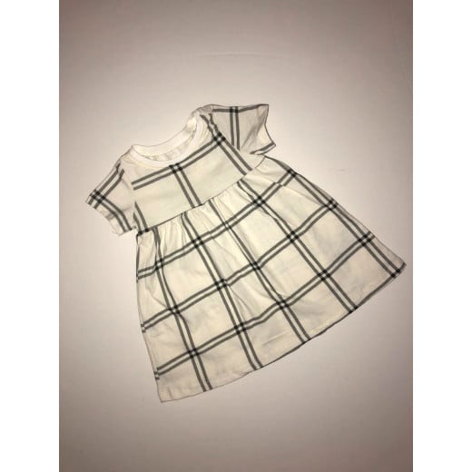 GAP Squared Beige Dress - 18-24 Months
