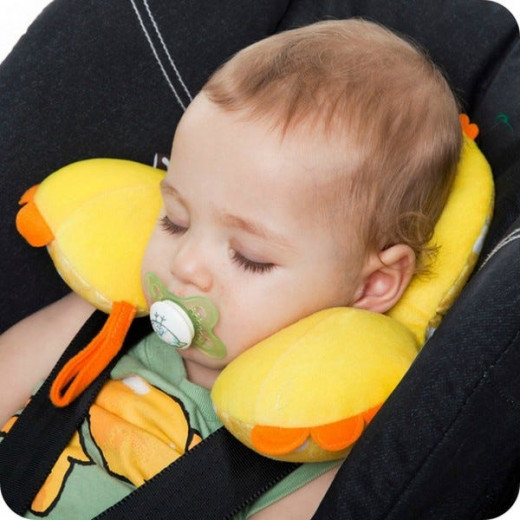 Banbet Baby's Comfy Travel Companion, Total Support Headrest, Orange