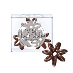 Invisibobble Nano Hair Styling Ring, with Strong Grip, Non-soaking, High Wearing Comfort Updo Tool- Pretzel Brown