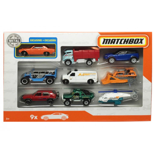 Hot Wheels Matchbox  9-Car Gift Pack