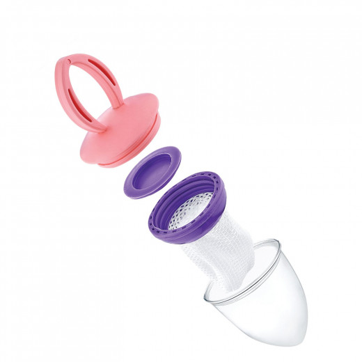 Babyjem fruit and vegetable pacifier pink