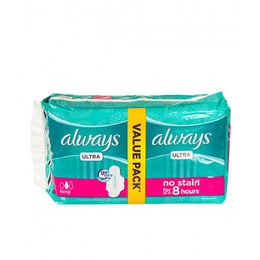 Always Pads Ultra Thin Long 16 pads