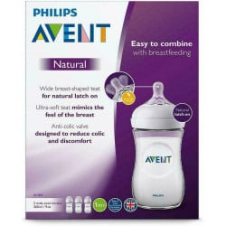 Philips Avent Natural Feeding Bottles 260ml Triple Pack