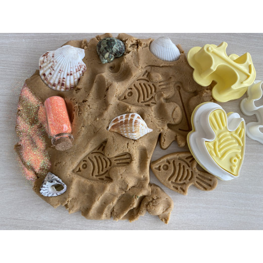 YIPPEE! Sensory Sand Playdough Kit by Mama Sima