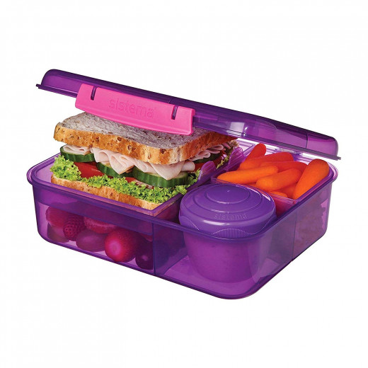 Sistema Bento Colored Lunch Box 1.65L - Purple