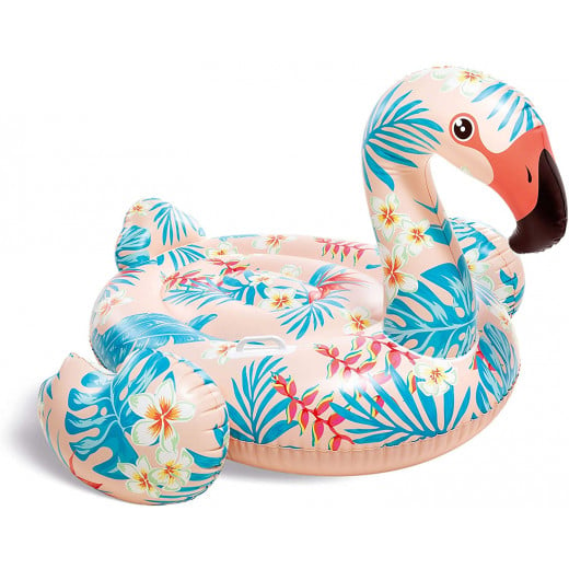 Intex Tropical Rides-On Flamingo Mattress, With Hand Holder