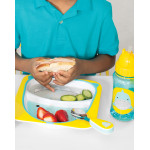 مجموعة أدوات المائدة والشوكة والمعلقة للأطفال الصغار من سكيب هوب, قرش