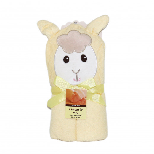 Animal Face Hooded Towel, Sheep