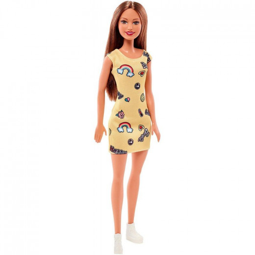 Barbie Modern Dresses Asourted Colors, Brunette Doll