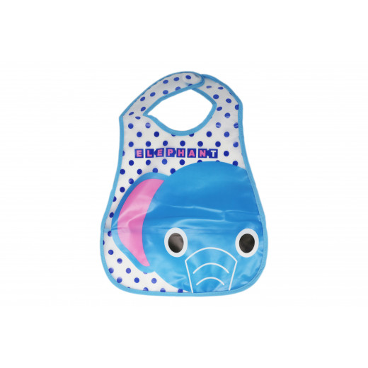 Plastic Baby Bib Waterproof, Elephant