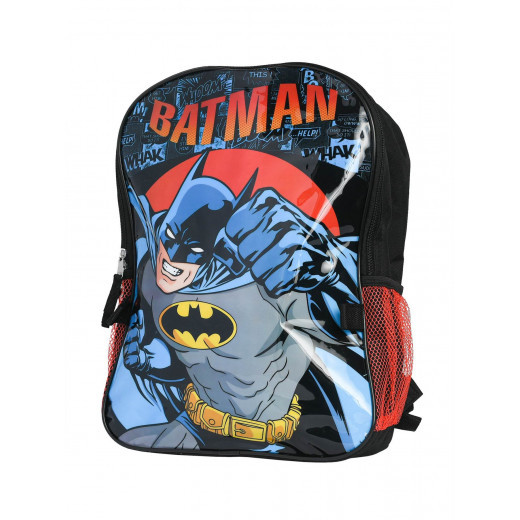 Batman Backpack with Lunch Bag, 41 cm