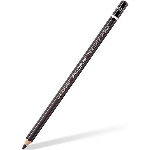 Staedtler Lumograph Pencil 100 Black 4B, 12 Pack