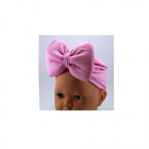 Baby Turban Headband, Baby Pink