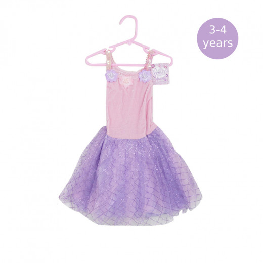 Girls Dress Purple & Pink, 3-4 Years