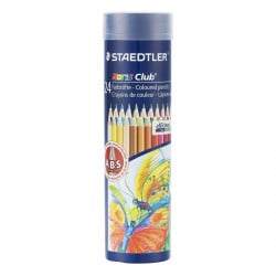 Staedtler Noris 144 Club Colouring Pencil in Metal Tin,24 Pack