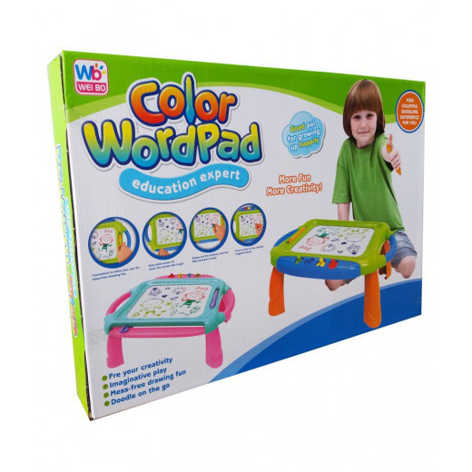 Color Wordpad Band Magnetic Board Learning Table