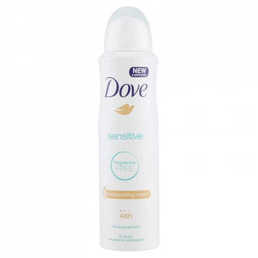 Dove Sensitive Antiperspirant Spray Deodorant, 200 Ml