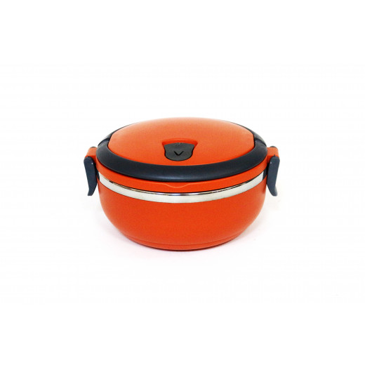 Lunch Box with One Layer Stainless Steel 700 ml, Orange