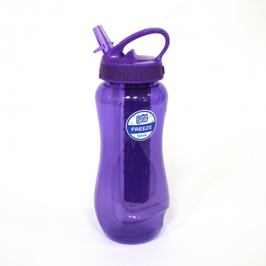 Cool Gear Freeze Water Bottle, Purple