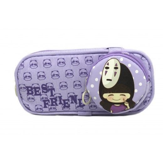 Best friend Large case with little Accessory Pouch, Purple
