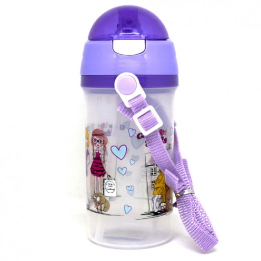 Water Bottle, Purple, 600ml