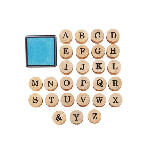 Crelando Stamp Set- Alphabet, 29 Piece