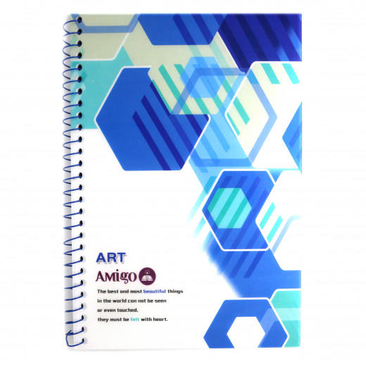 Amigo Art Notebook Blue 100 Sheet B5 Size